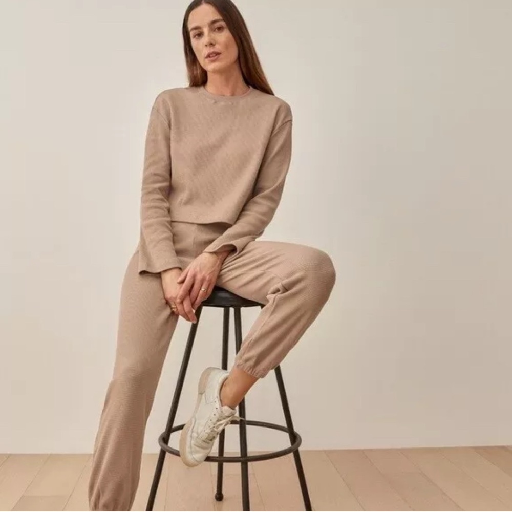 Reformation Waffle Knit Loungewear